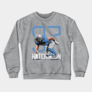 Aidan Hutchinson Detroit Bold Number Crewneck Sweatshirt